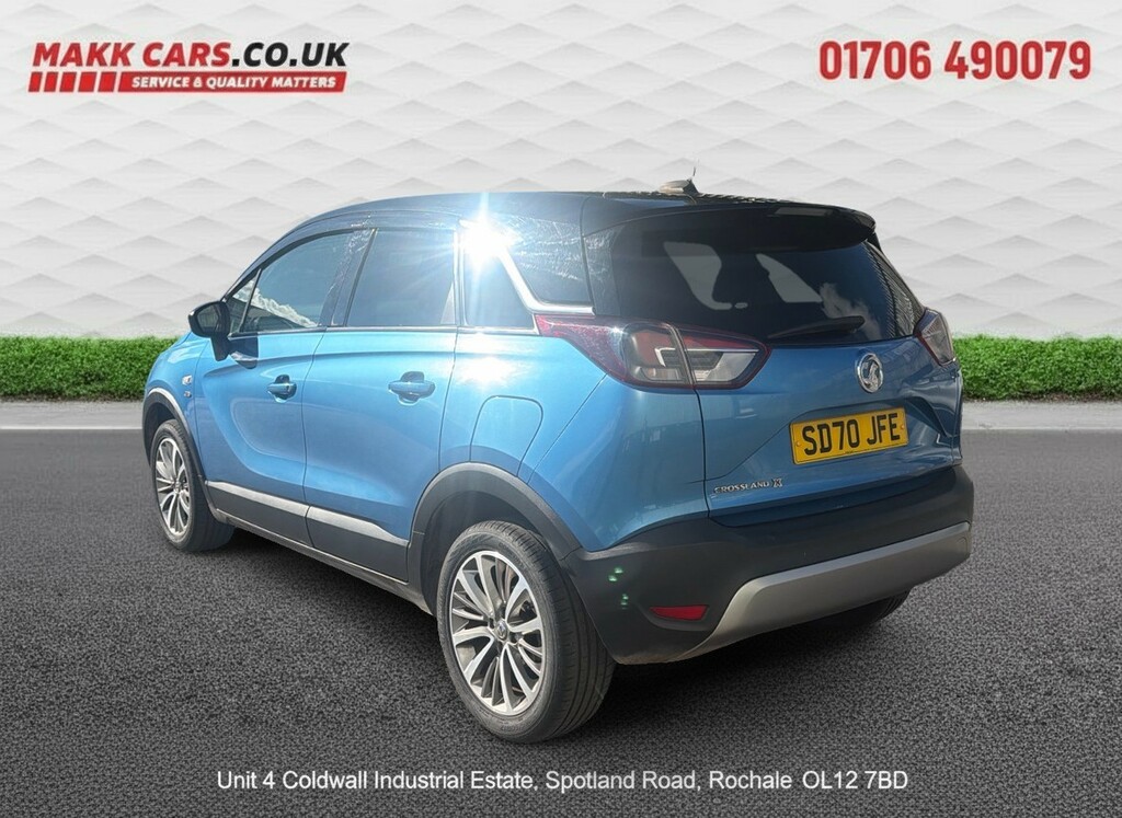 Vauxhall Crossland X Suv 1.2 Turbo Griffin 202070 SD70JFE Blue #3