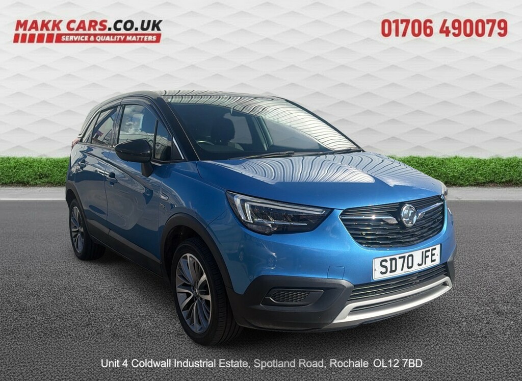 Vauxhall Crossland X Suv 1.2 Turbo Griffin 202070 SD70JFE Blue