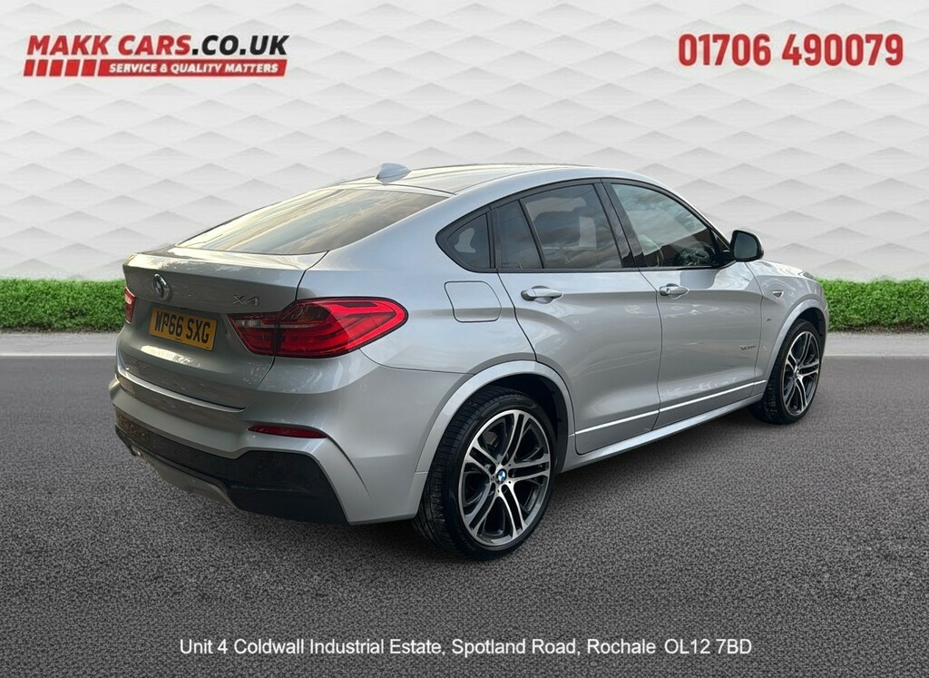 BMW X4 3.0 X4 Xdrive30d M Sport Silver #3