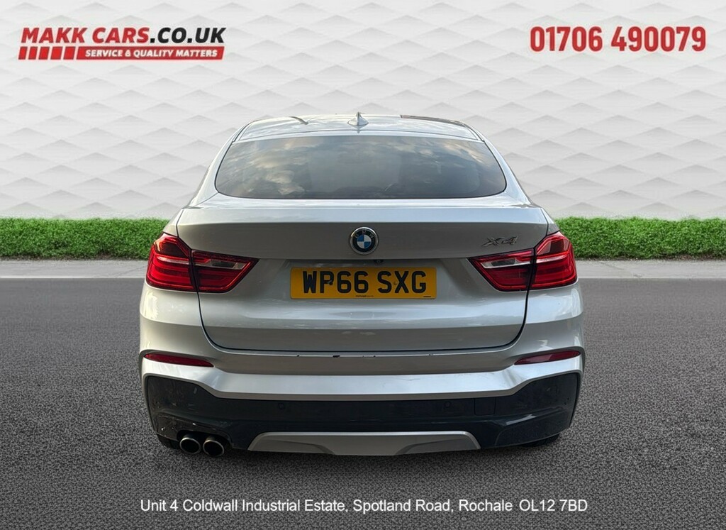 BMW X4 3.0 X4 Xdrive30d M Sport Silver #4