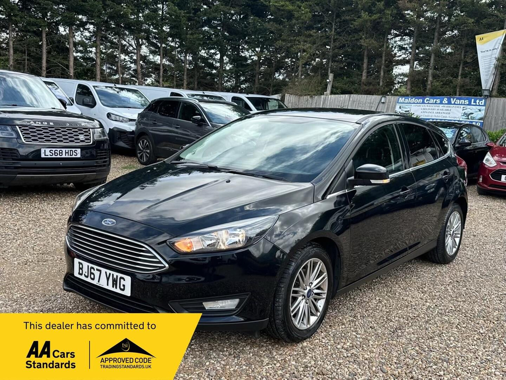 Ford Focus 1.0T Ecoboost Zetec Edition Euro 6 Ss BJ67YWG Black