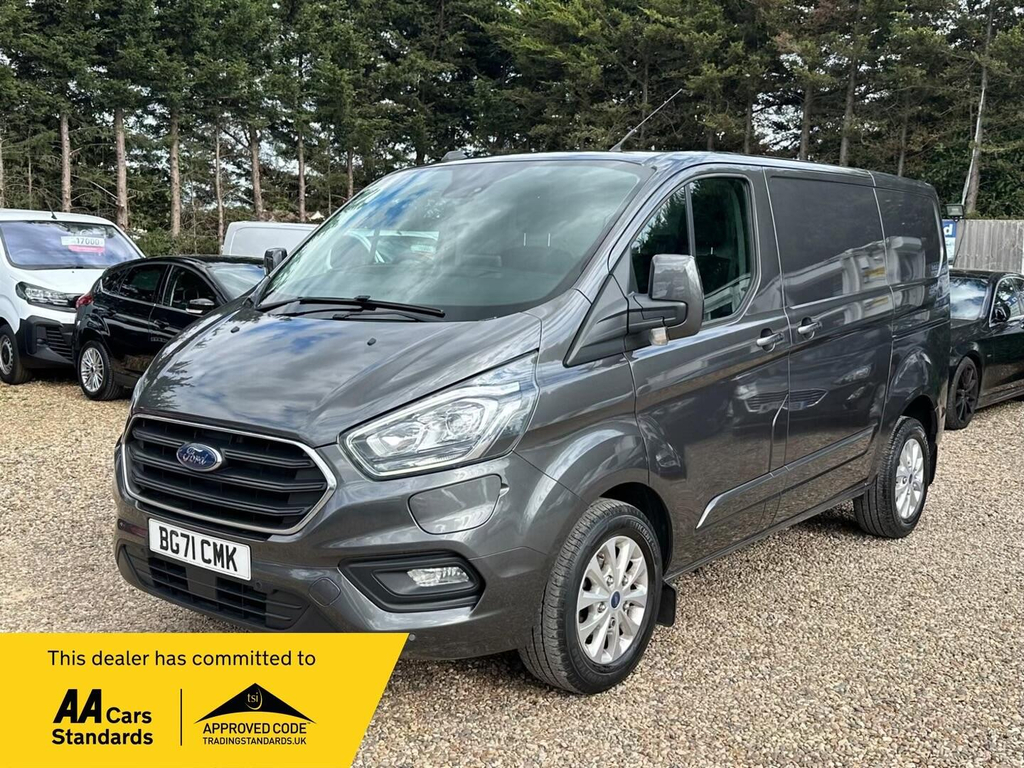 Ford Transit Custom 1.0 340 Ecoboost 13.6Kwh Limited L1 H1 Euro 6 Grey
