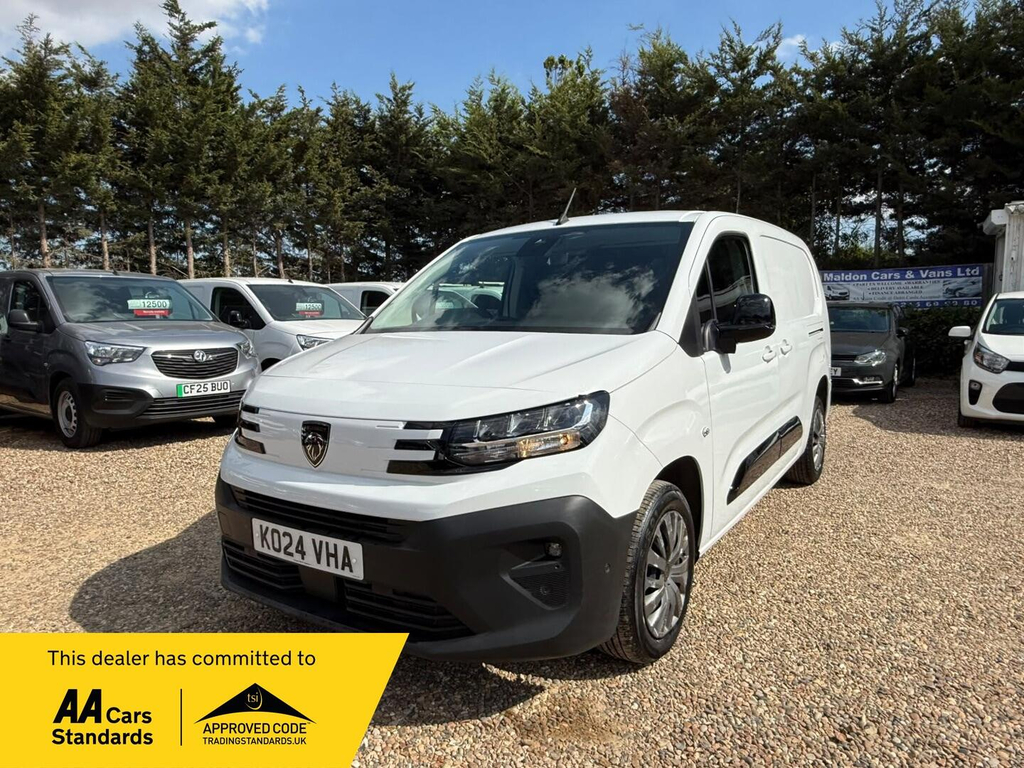 Peugeot Partner 1.5 Bluehdi 950 Asphalt Long Panel Van Lwb Euro 6 White