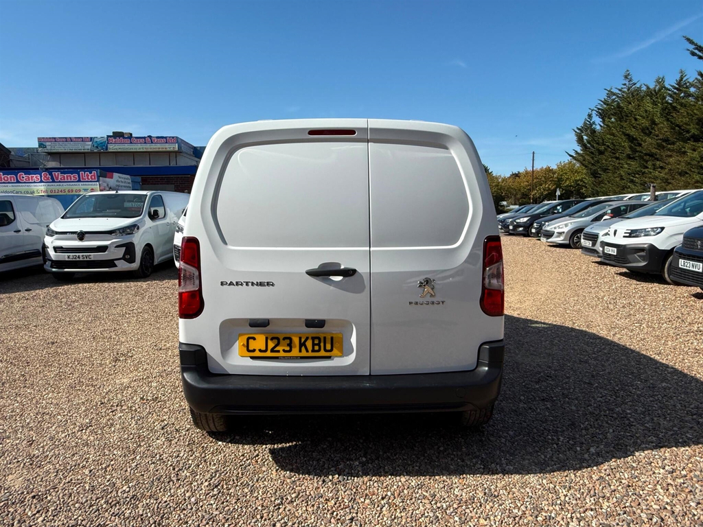 Peugeot Partner 1.5 Bluehdi 1000 Professional Premium Standard P White #4