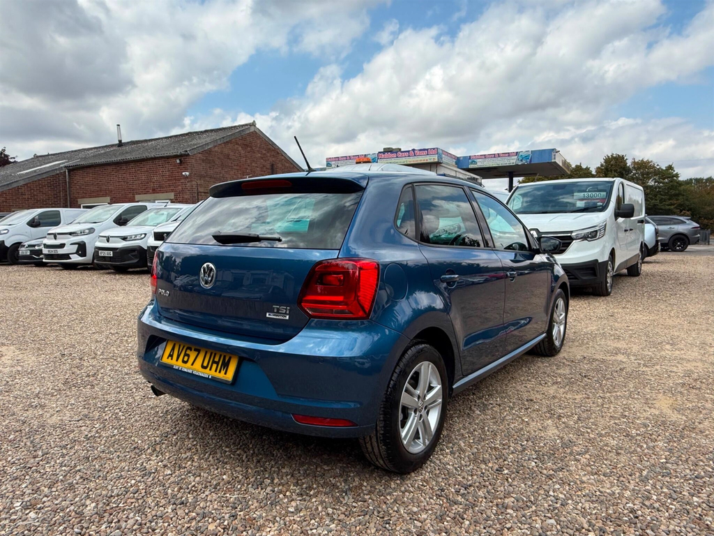 Volkswagen Polo 1.2 Tsi Match Edition Euro 6 Ss Blue #5