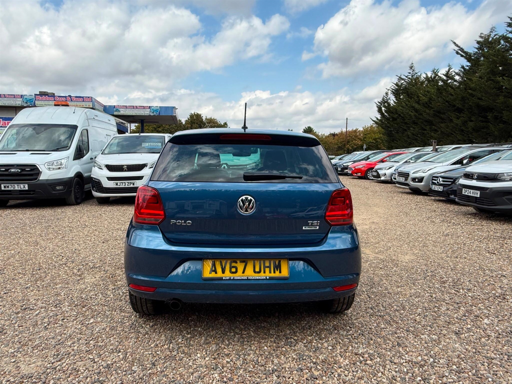 Volkswagen Polo 1.2 Tsi Match Edition Euro 6 Ss Blue #4