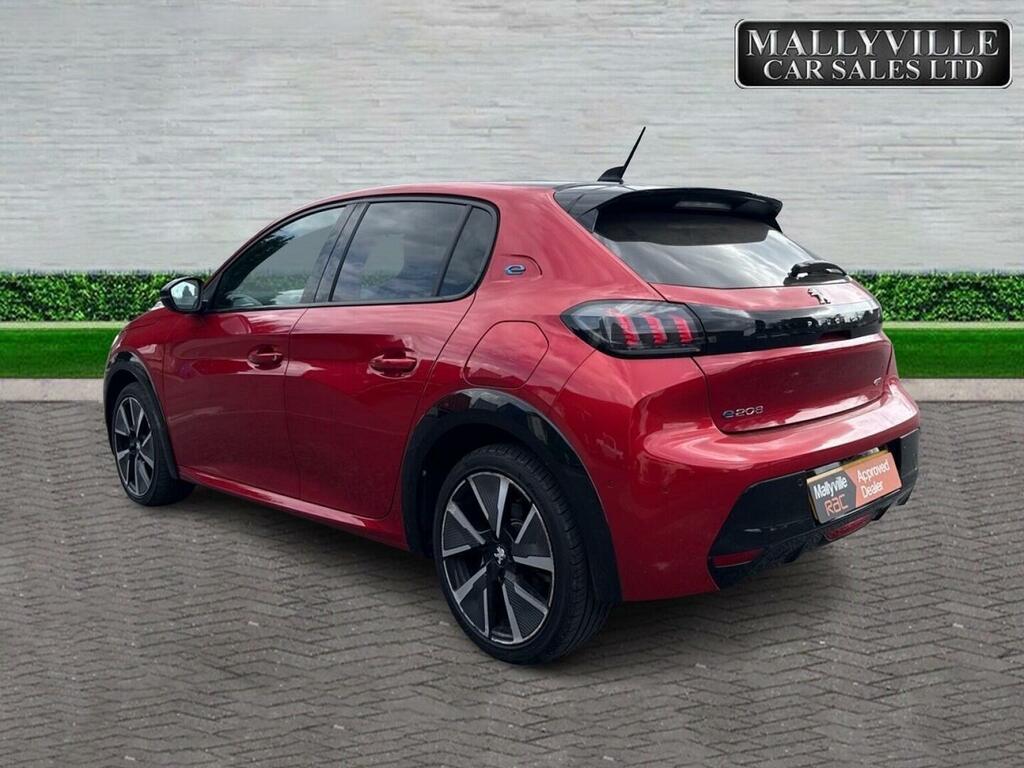 Peugeot e-208 Hatchback 50Kwh Gt 202020 Red #4