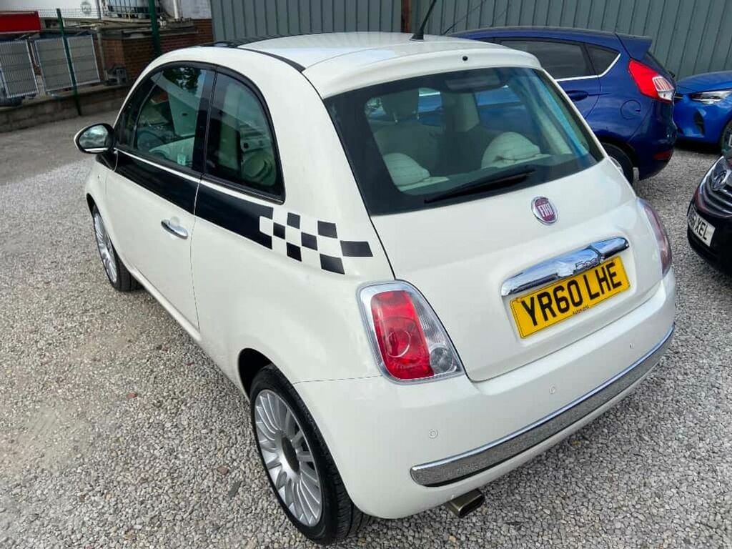 Fiat 500 Lounge .Low Mileage White #6