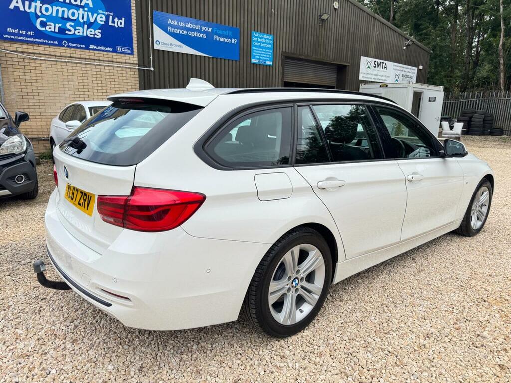 BMW 3 Series 2.0 316D Sport Touring Euro 6 Ss White #3