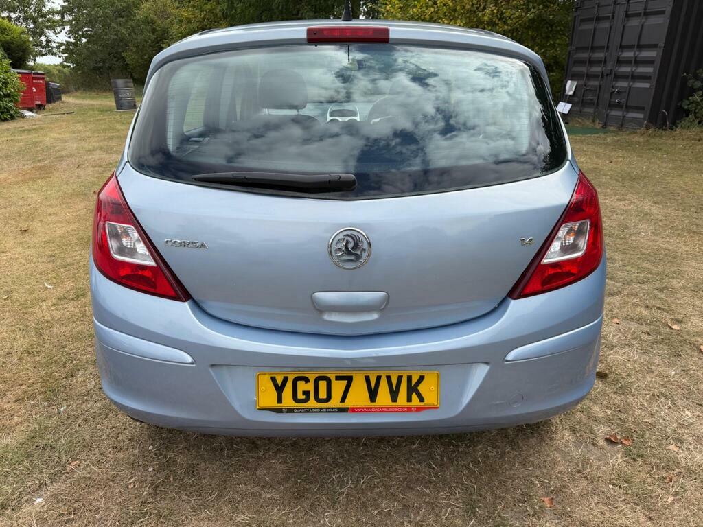 Vauxhall Corsa 2007 Vauxhall Corsanbsp1.2i 16V Club Blue #8