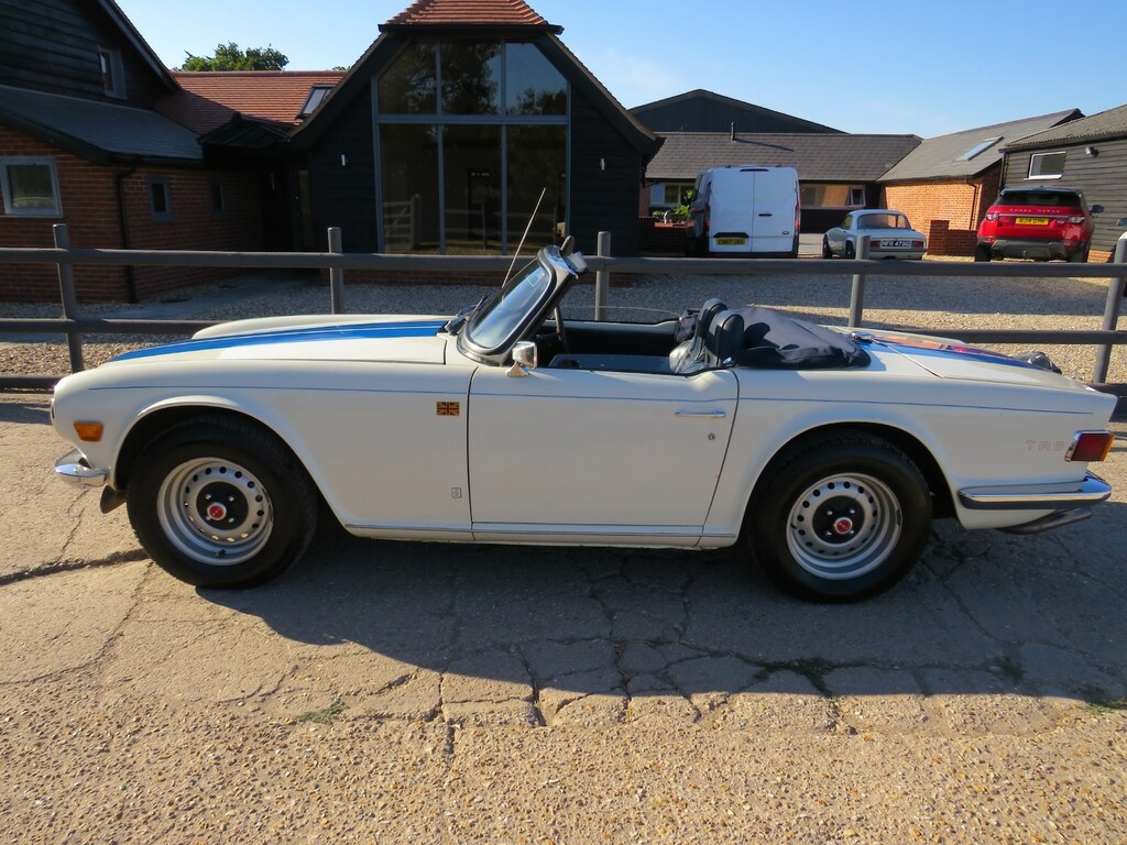 Triumph TR6 Restored WKY716K White