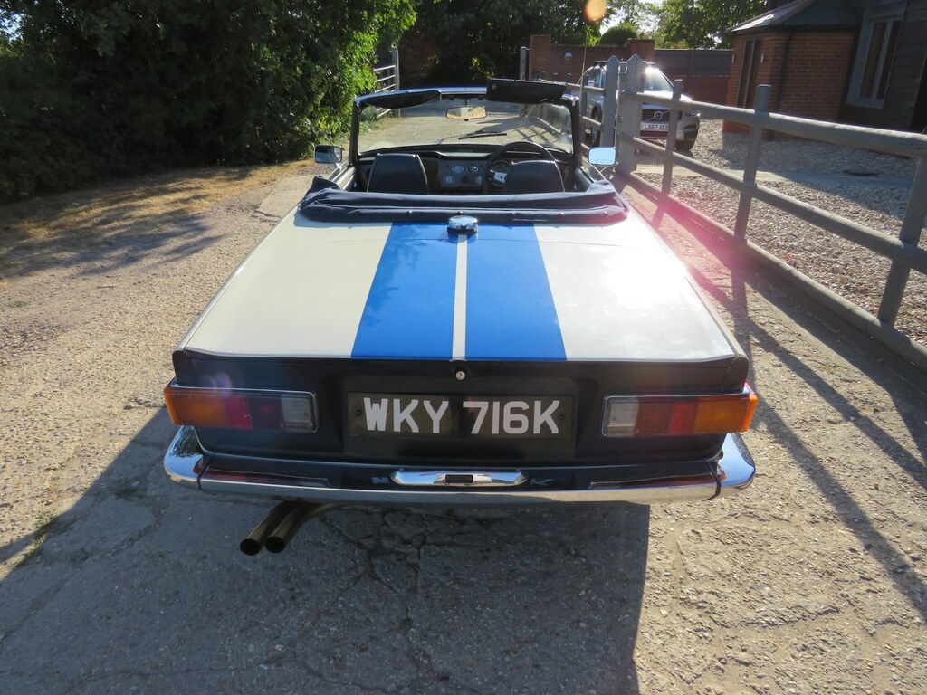 Triumph TR6 Restored WKY716K White #2