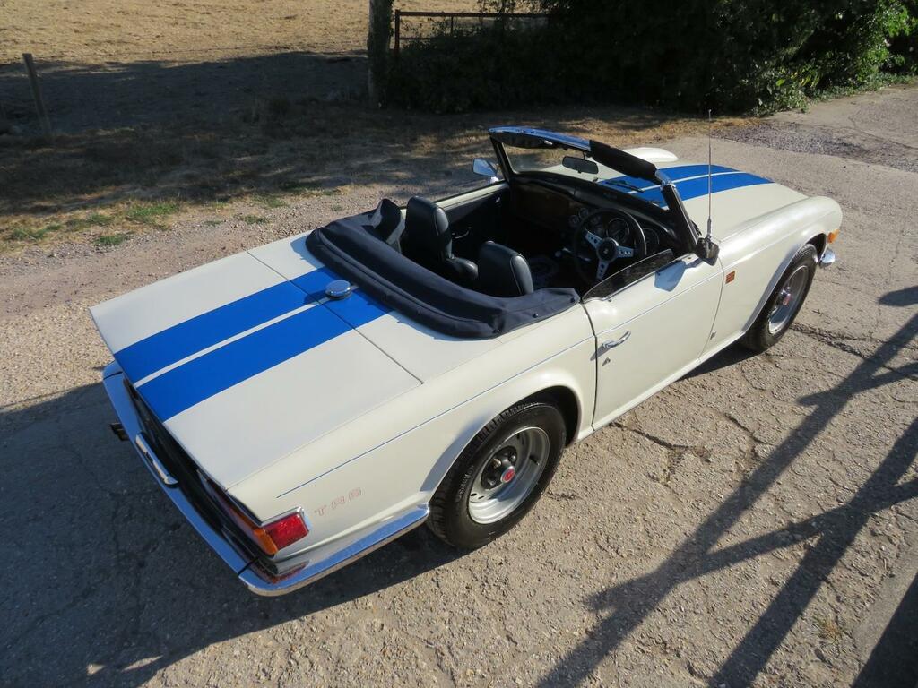 Triumph TR6 Restored WKY716K White #4