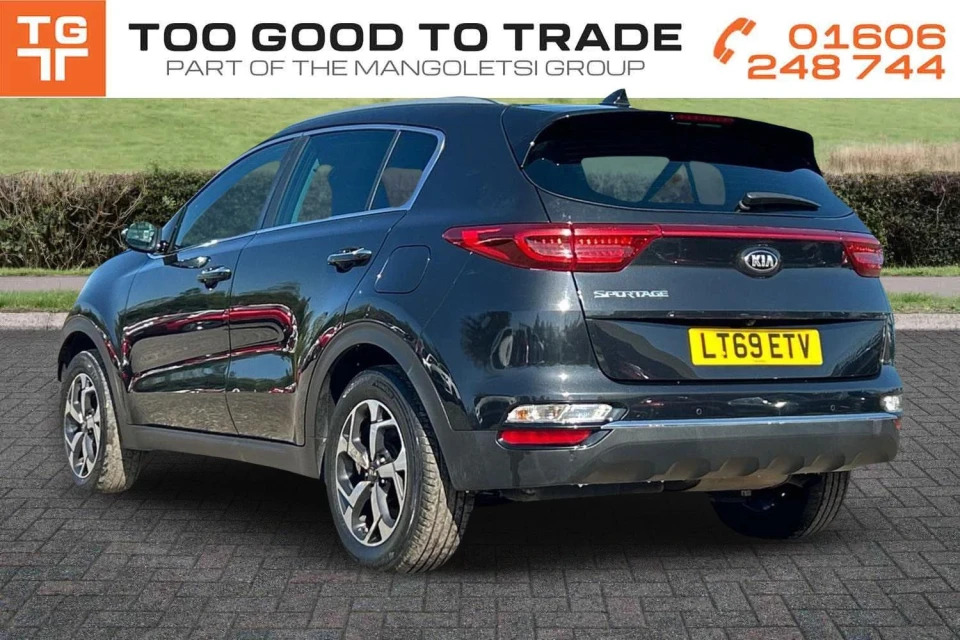 Kia Sportage 1.6 Crdi Ecodynamics 2 Euro 6 Ss LT69ETV Black #3