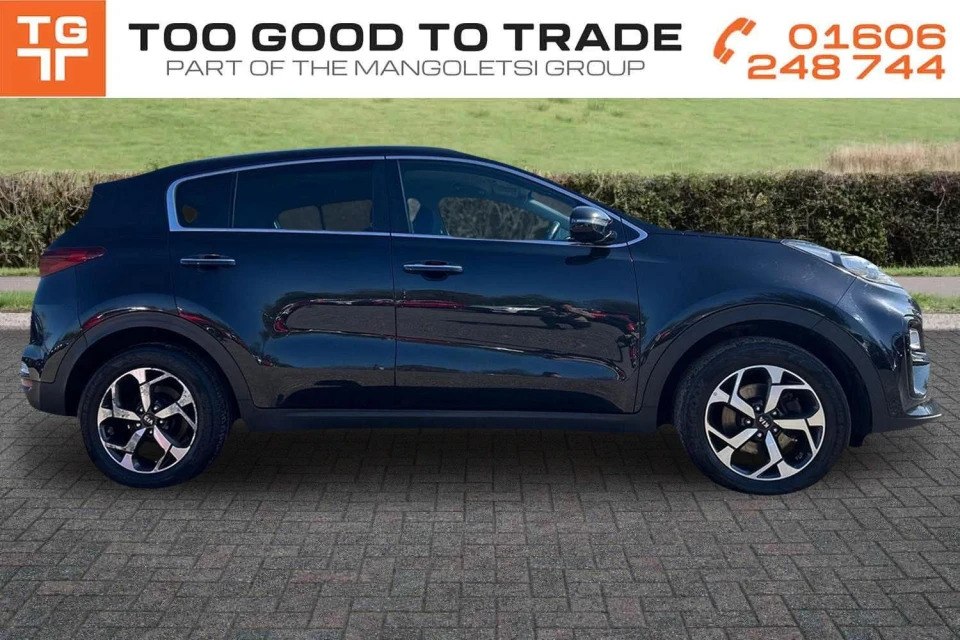 Kia Sportage 1.6 Crdi Ecodynamics 2 Euro 6 Ss LT69ETV Black #4