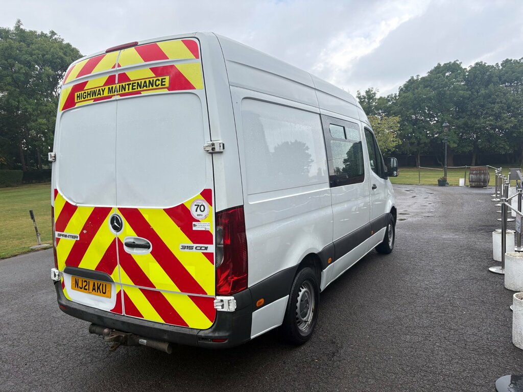 Mercedes-Benz Sprinter 2.0 315 Progressive L2h2 Euro 6 9 Seats Crew Van I White #4
