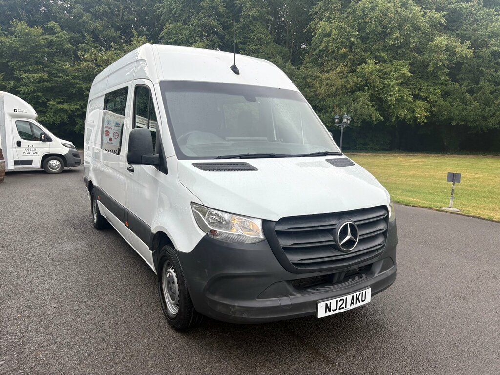 Mercedes-Benz Sprinter 2.0 315 Progressive L2h2 Euro 6 9 Seats Crew Van I White #5