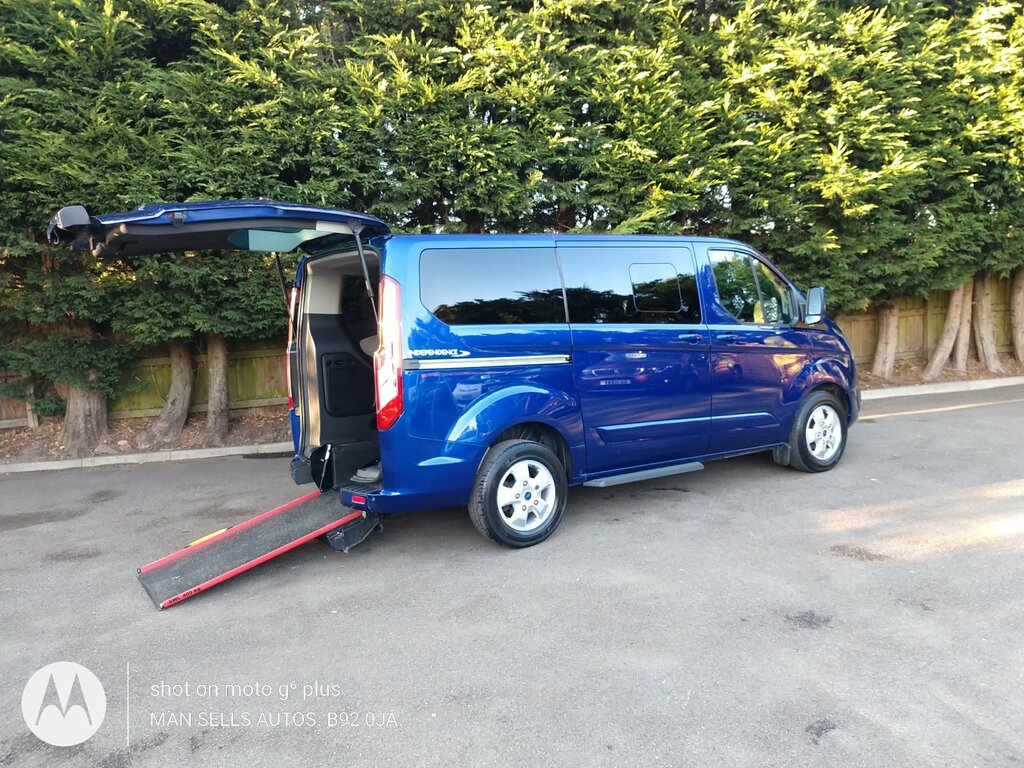 Ford Tourneo Custom 2.0 310 Ecoblue Titanium L1 Euro 6 Ss 1 BV67AHN Blue