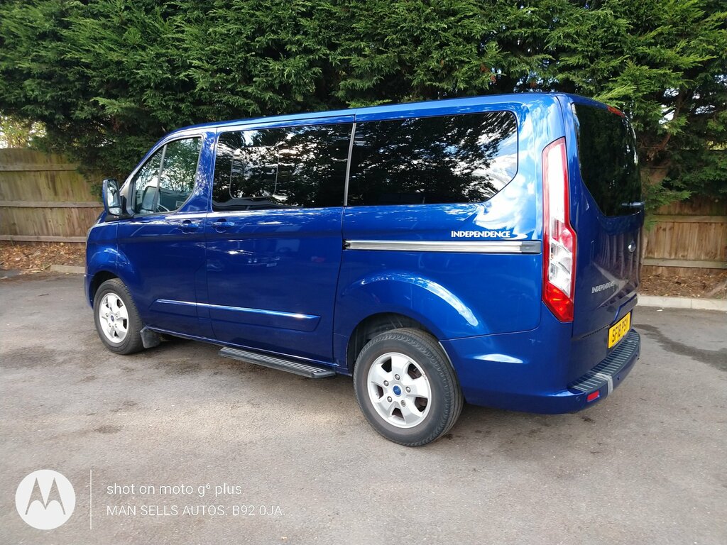 Ford Tourneo Custom 2.0 310 Ecoblue Titanium Minibus Wheelchair Access Blue #6