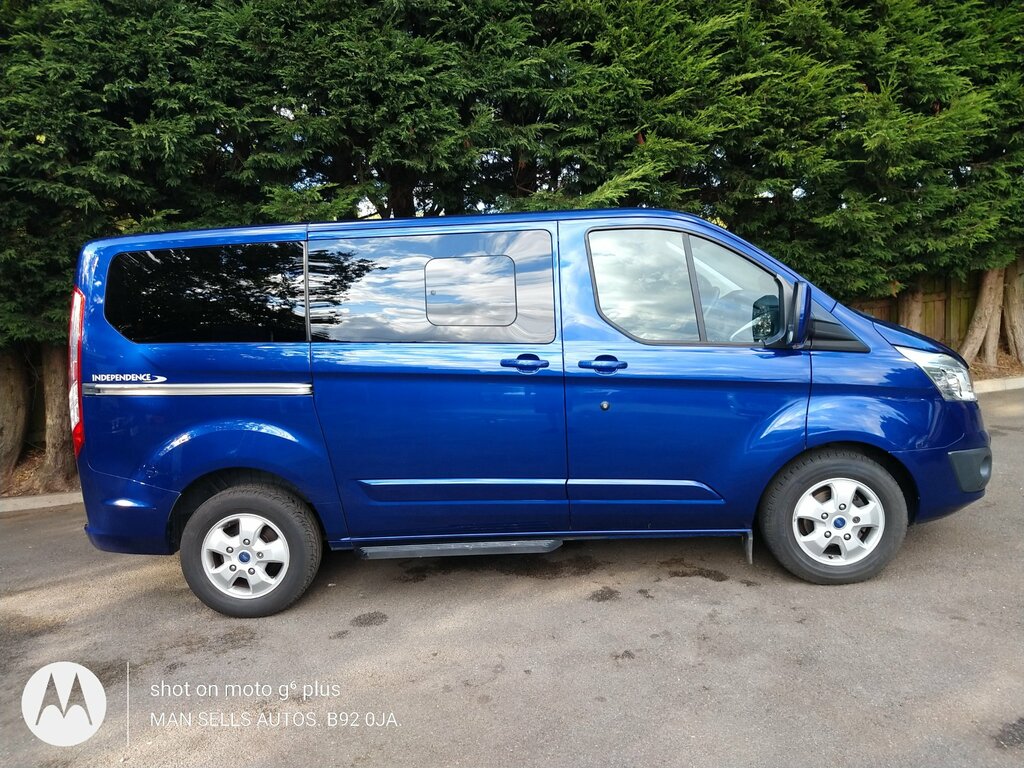 Ford Tourneo Custom 2.0 310 Ecoblue Titanium Minibus Wheelchair Access Blue #5
