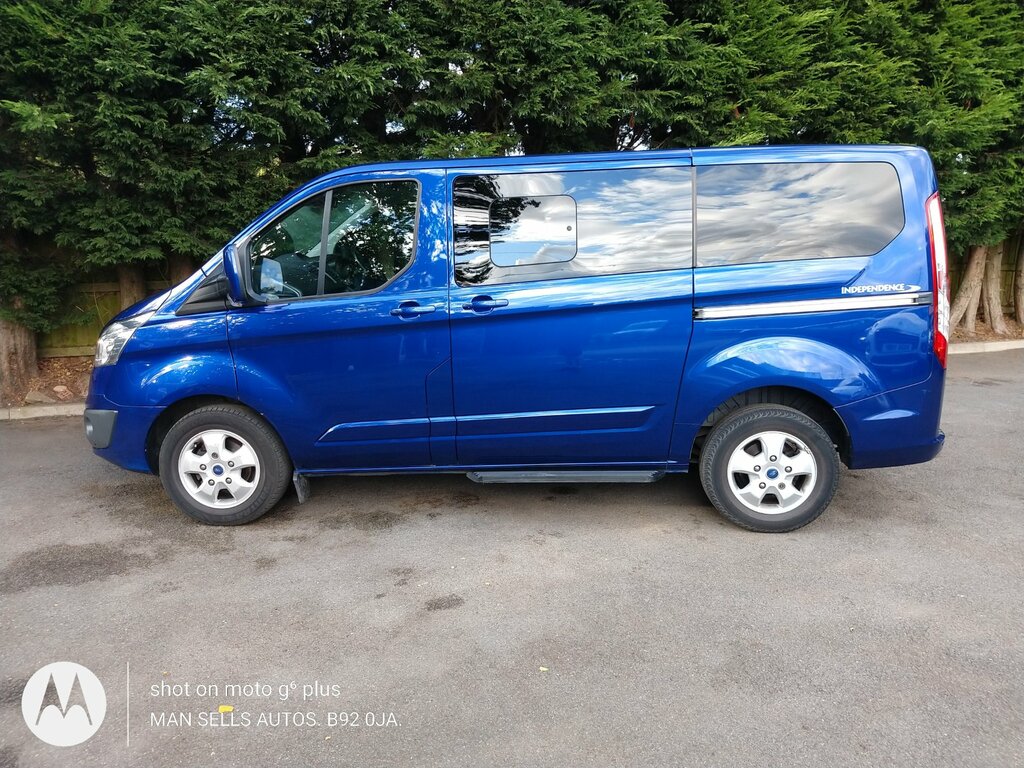 Ford Tourneo Custom 2.0 310 Ecoblue Titanium Minibus Wheelchair Access Blue #4