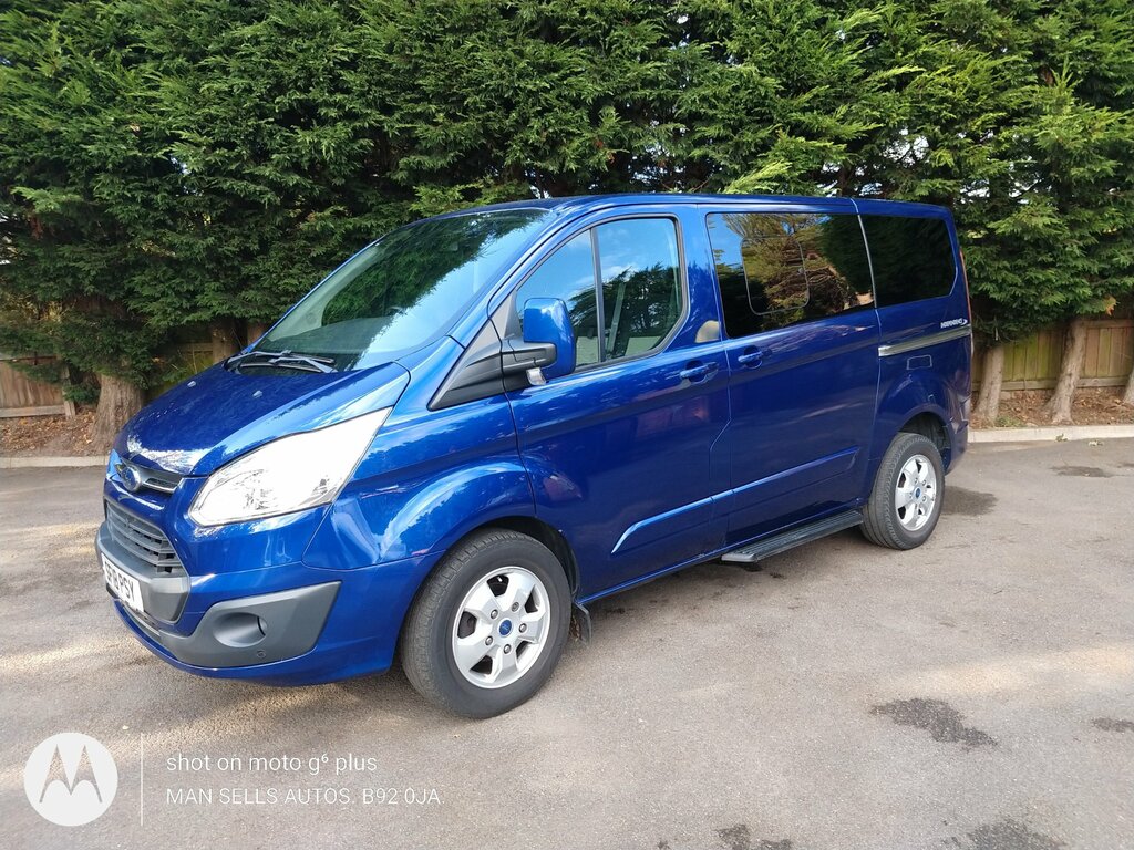 Ford Tourneo Custom 2.0 310 Ecoblue Titanium Minibus Wheelchair Access Blue #3