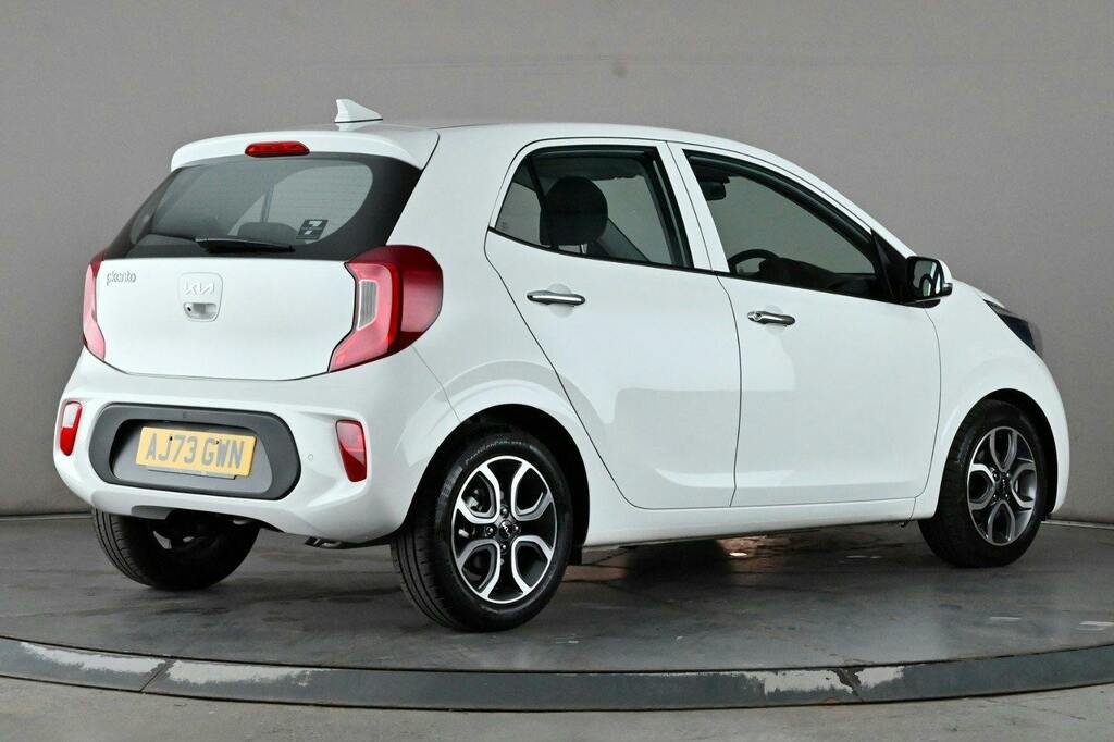 Kia Picanto 1.0 Dpi 3 Hatchback Amt Ss White #6