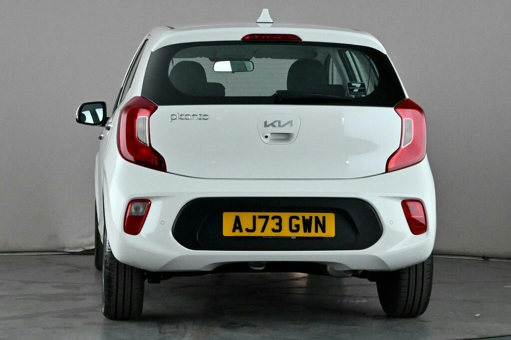 Kia Picanto 1.0 Dpi 3 Hatchback Amt Ss White #5