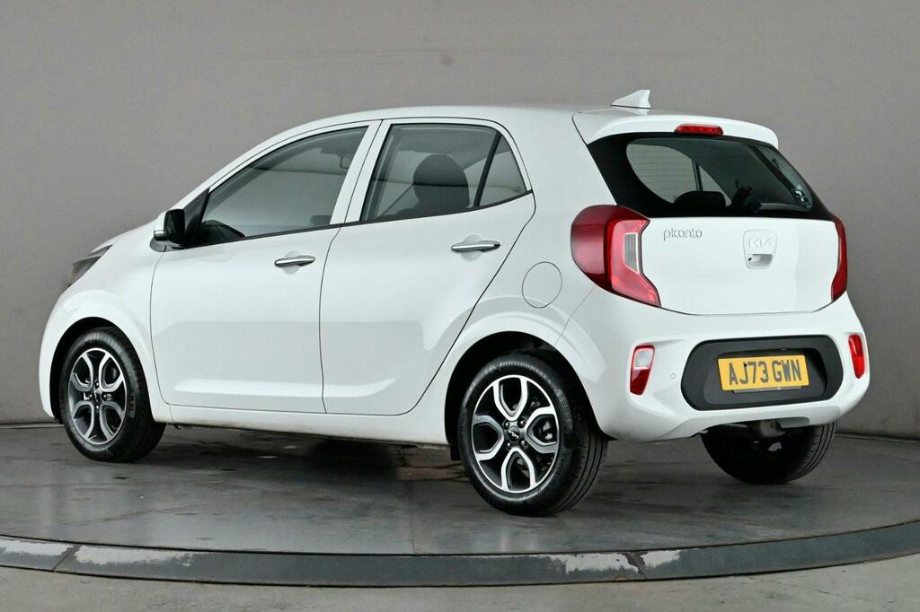 Kia Picanto 1.0 Dpi 3 Hatchback Amt Ss White #4