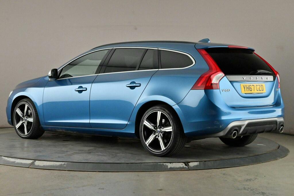 Volvo V60 2.0 D4 R Design Nav Estate Ss YH67CZD Blue #4