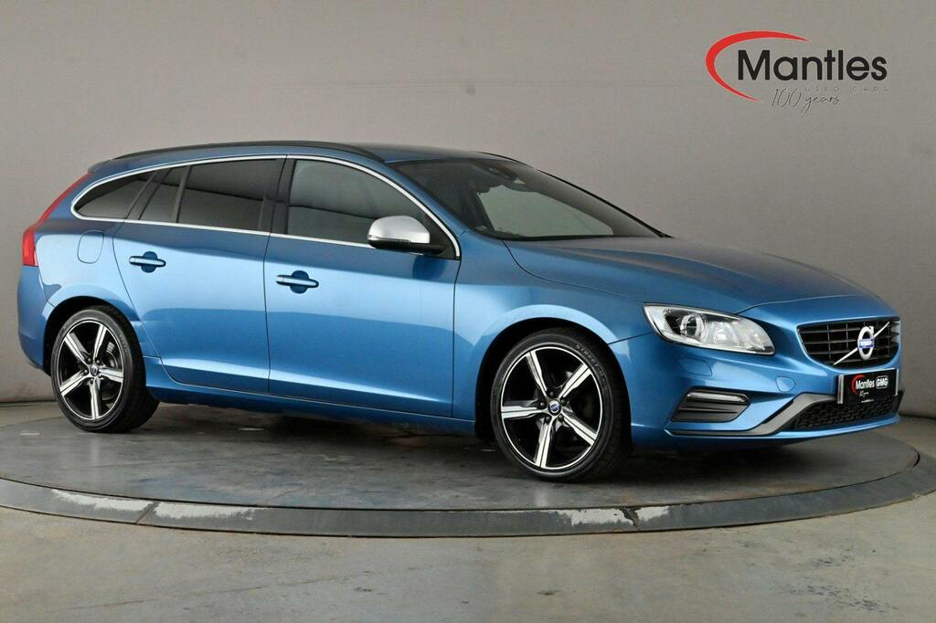 Volvo V60 2.0 D4 R Design Nav Estate Ss YH67CZD Blue