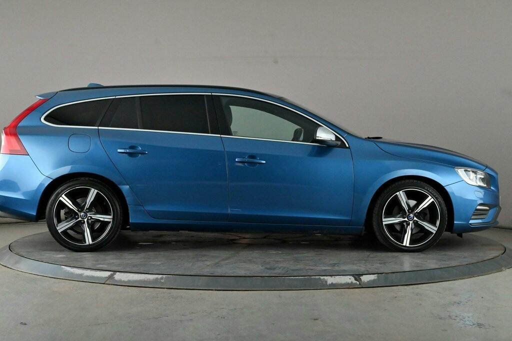 Volvo V60 2.0 D4 R Design Nav Estate Ss YH67CZD Blue #3