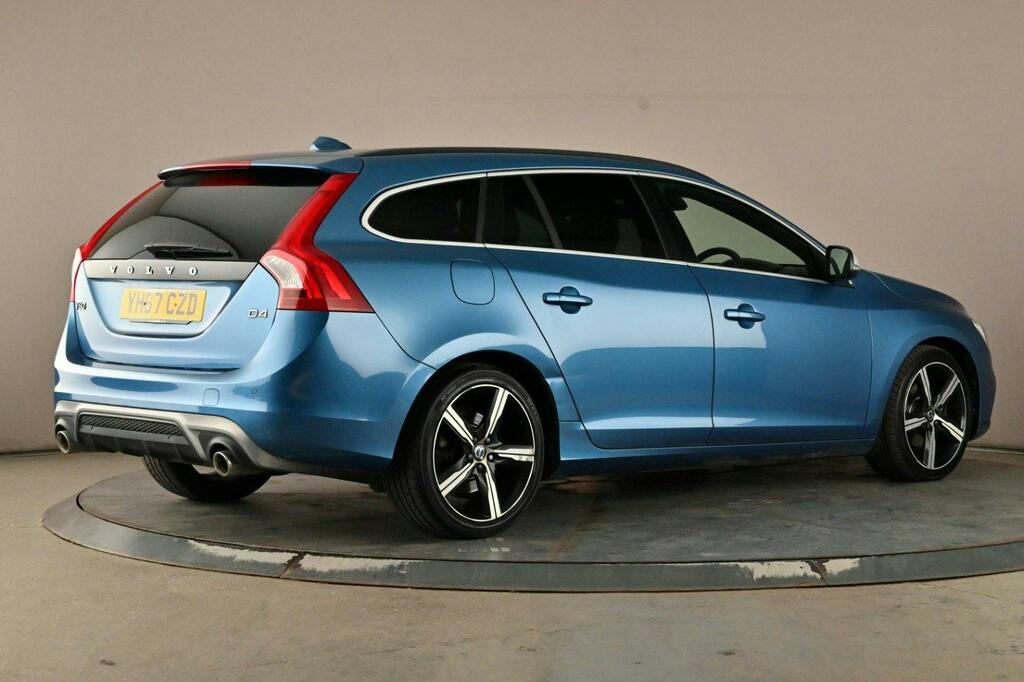 Volvo V60 2.0 D4 R Design Nav Estate Ss YH67CZD Blue #6