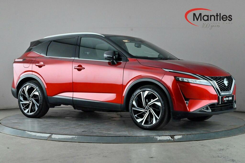 Nissan Qashqai 1.3 Dig T Mhev Tekna Plus Suv Hybrid Xt YA23LZX Red
