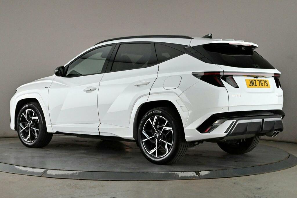Hyundai Tucson 1.6 T Gdi N Line Suv Ss JMZ7679 White #4