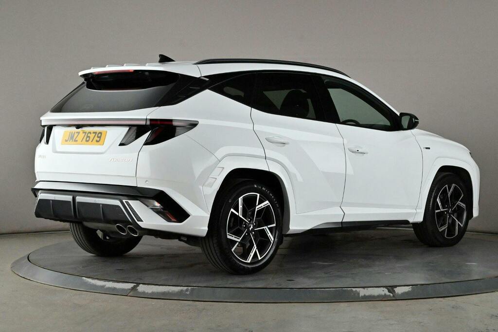Hyundai Tucson 1.6 T Gdi N Line Suv Ss JMZ7679 White #6