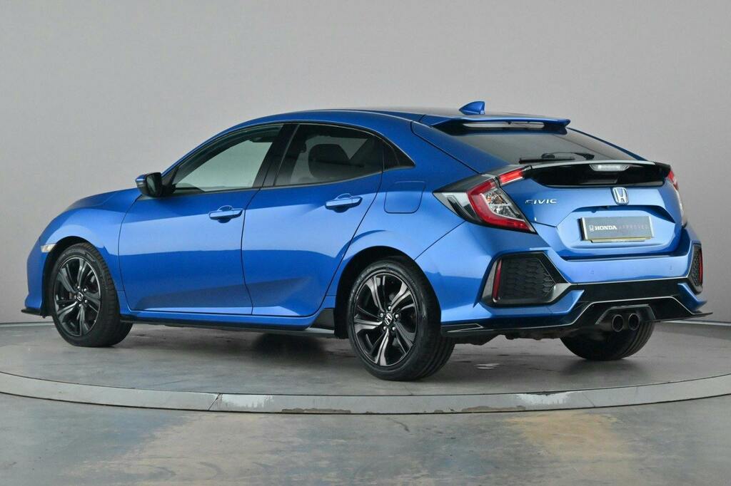 Honda Civic 1.5 Vtec Turbo Sport Hatchback Cvt S Blue #3