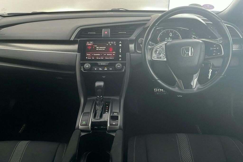 Honda Civic 1.5 Vtec Turbo Sport Hatchback Cvt S Blue #4