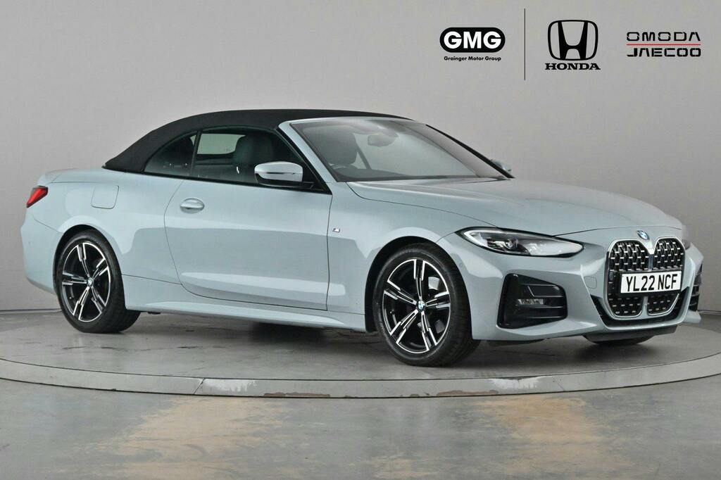 BMW 4 Series 2.0 420I M Sport Convertible Ss Grey