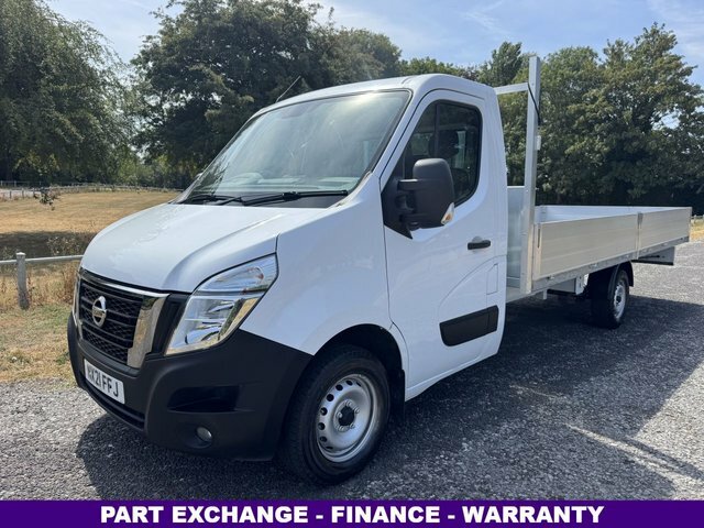 Nissan NV400 2.3 Dci 3.5T. Tekna 5.2M 17Ft Dropside Movano Ma White #3