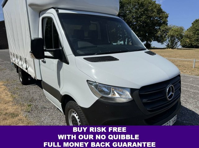 Mercedes-Benz Sprinter 2.0 315Cdi 3.5T. Lwb 4.2M. Curtainside Tail Lift A White #4