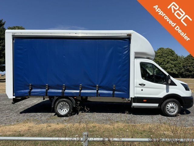 Ford Transit Custom 2.0 350 Leader 3.5T Lwb 4.2M Curtainside Tail Lift White #2