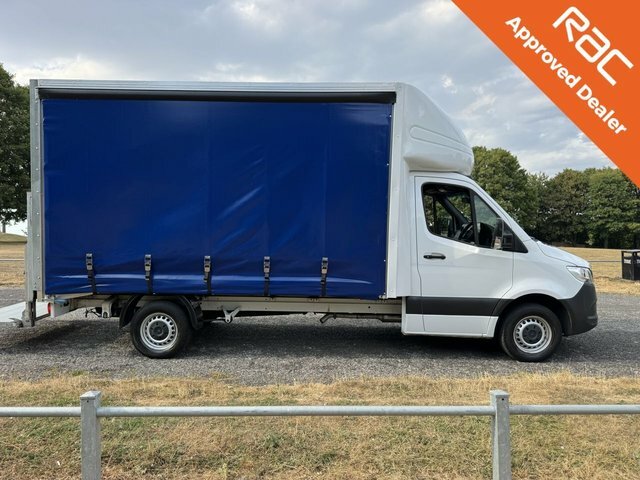Mercedes-Benz Sprinter 2.1 316Cdi 3.5T. Lwb 4.2M Curtainside Tail Lift Eu White #2