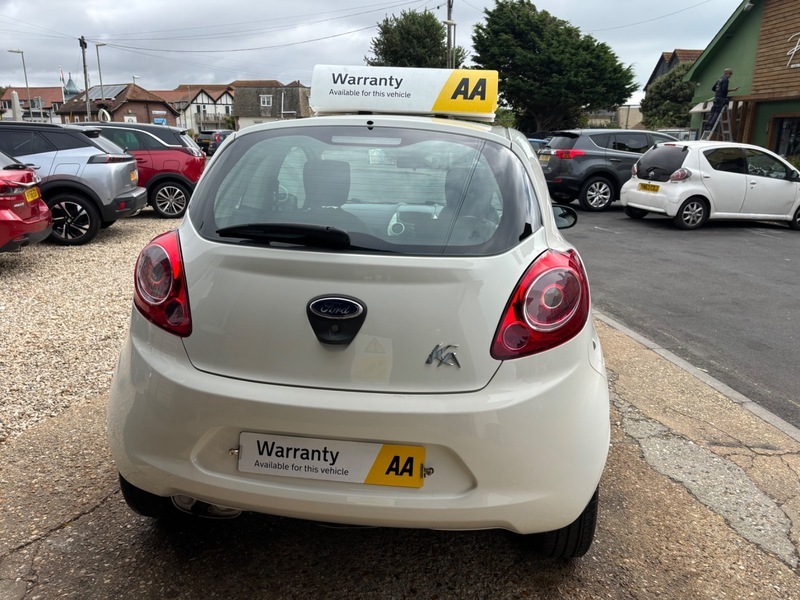 Ford KA 1.2 Zetec. 35 Road Tax. Ideal 1St White #10