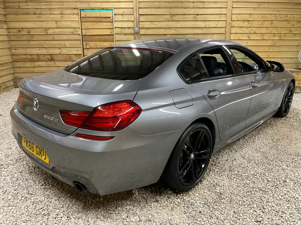 BMW 6 Series Gran Coupe 640D M Sport Saloon Grey #6