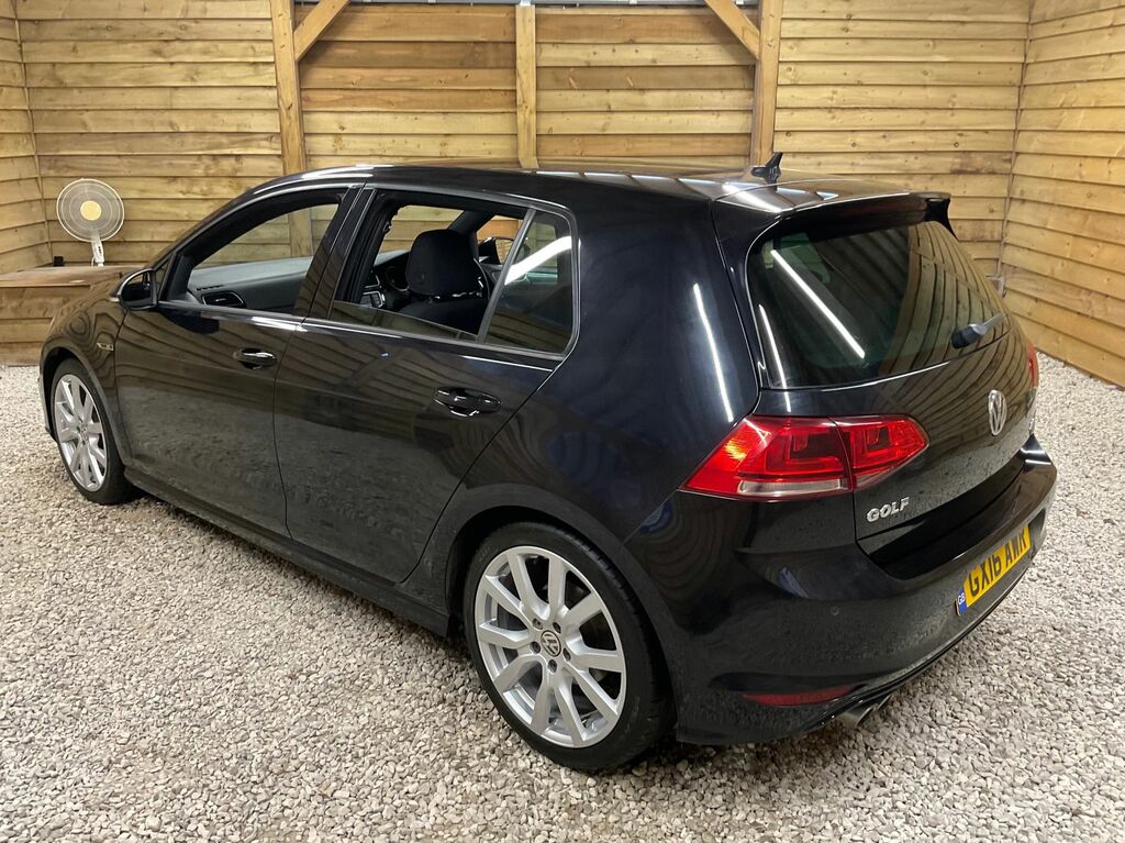 Volkswagen Golf Tdi Bluemotion Tech R-line Black #4