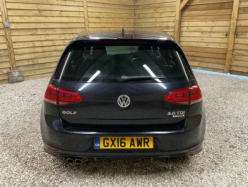 Volkswagen Golf Tdi Bluemotion Tech R-line Black #5