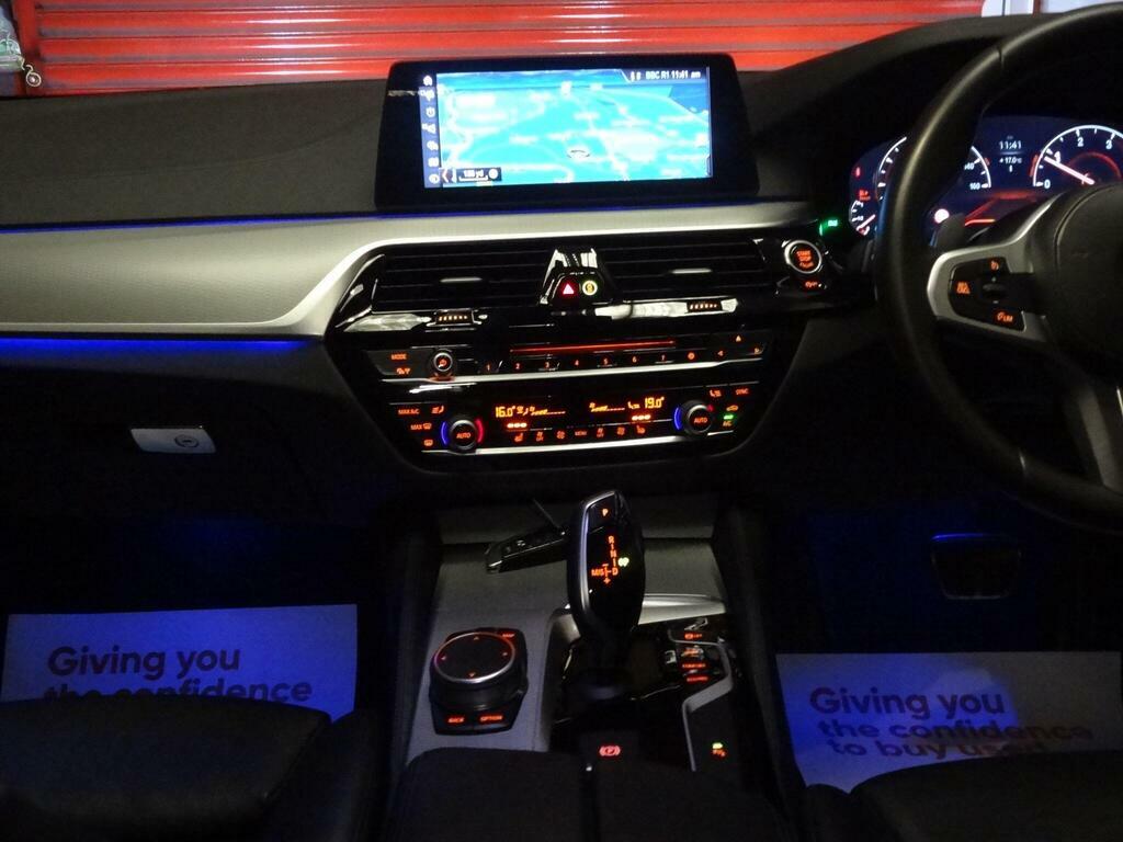 BMW 5 Series 540I Xdrive M Sport Saloon Blue #11