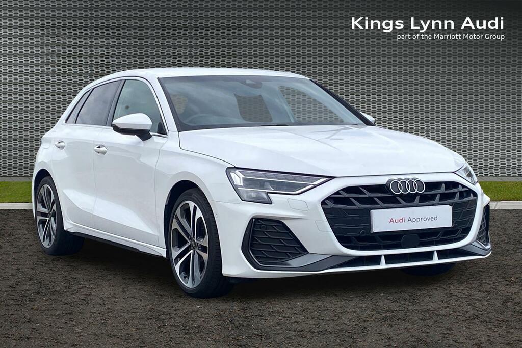 Audi A3 1.5 Tfsi 30 S Line Sportback Eur NJ74BXO White