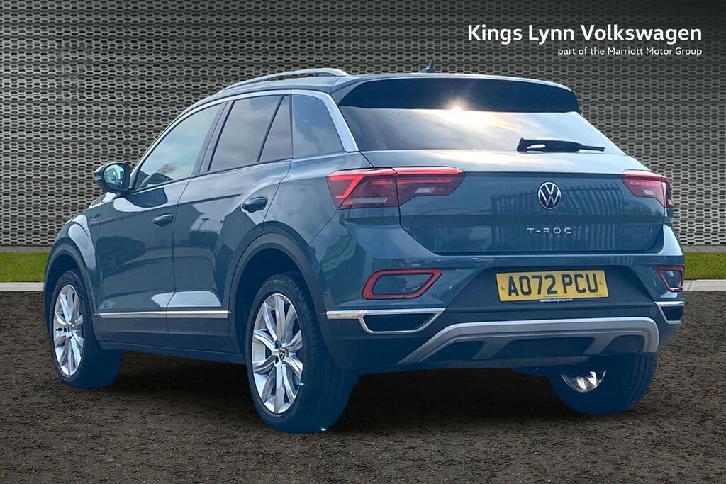 Volkswagen T-Roc 1.5 Tsi Style Suv Dsg Euro 6 Ss 150 AO72PCU Blue #3